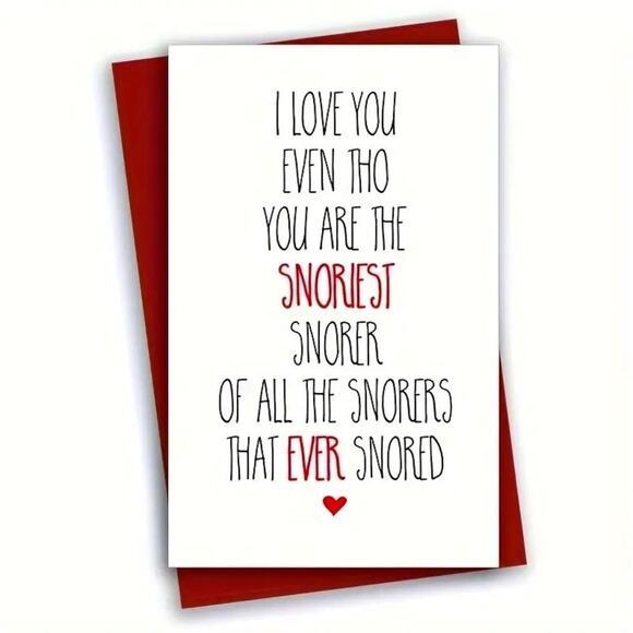 Valentine's Day or Anniversary Funny Card - 8" x 5" - Picture 1 of 6